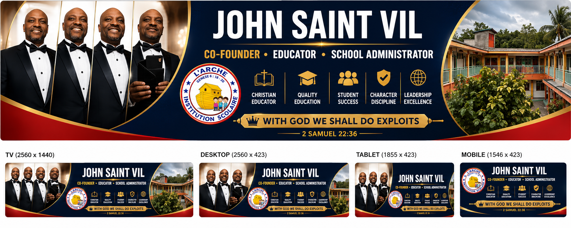 JOHN SAINT VIL YouTube banner